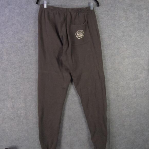 YoungLA Joggers Pants Mens Small Brown Young Ambitious Club Graphic Sweatpants - Picture 6 of 7